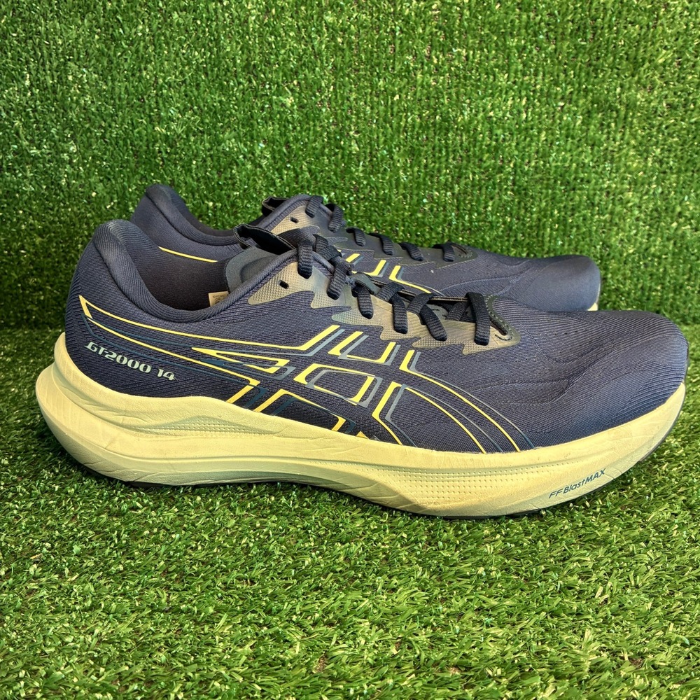 ASICS GT-2000 14 3D Guidance PureGEL Running Shoes Navy Mens Sz 10 4E Extra Wide